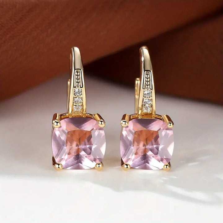 Orecchini a cerchio Mystic Stone | Oro
