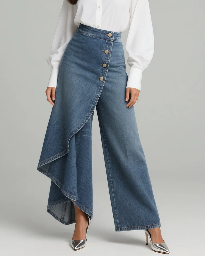 Audrey™ | Pantaloni in Denim con Vita Regolabile