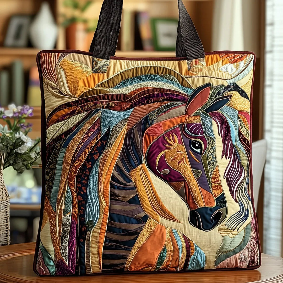 Borsa Artigianale - Cavallo Mosaico Colorato