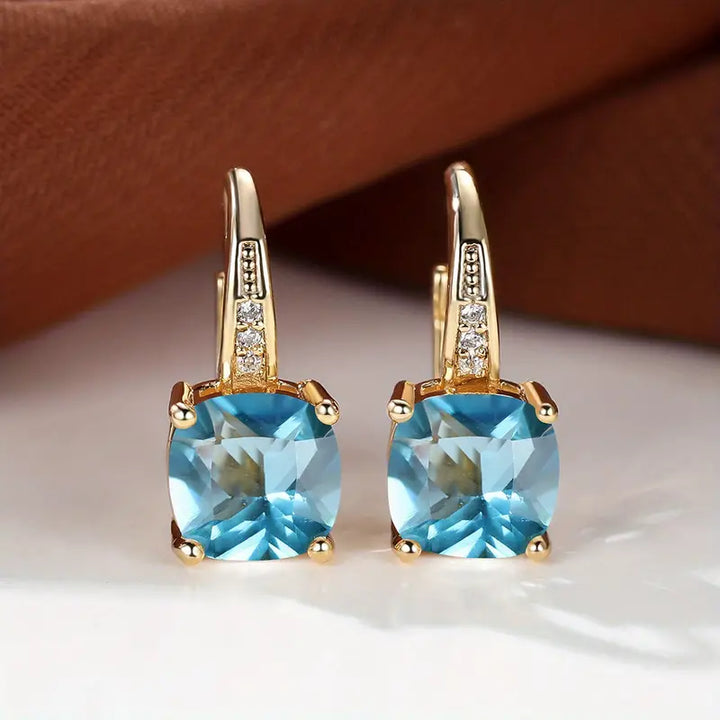 Orecchini a cerchio Mystic Stone | Oro