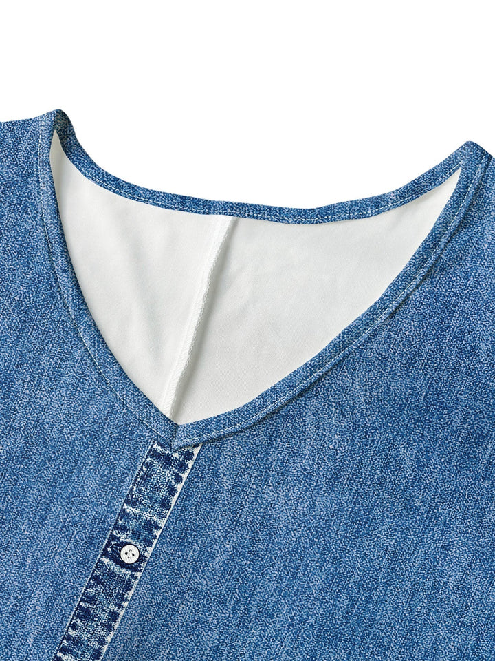 Hélène™ | Vestito di Jeans Retro