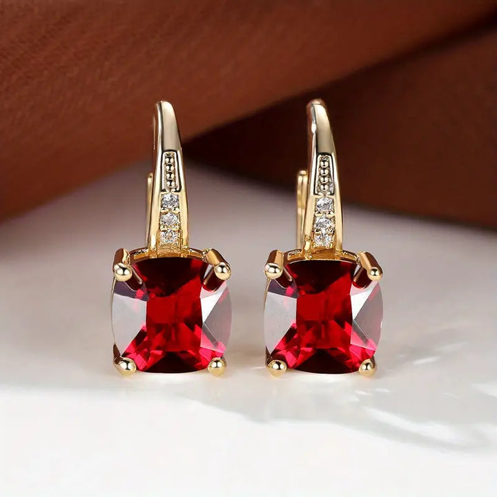Orecchini a cerchio Mystic Stone | Oro