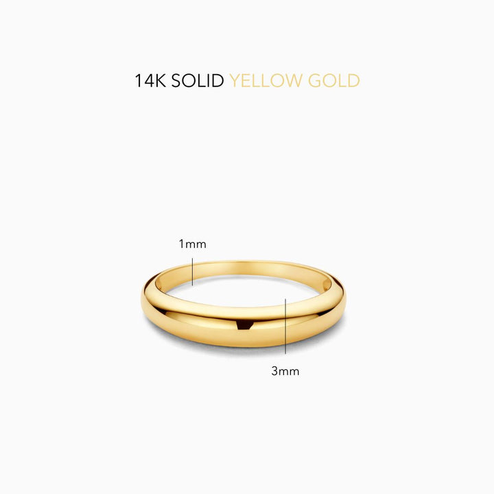 Anello Midi Dome | Oro