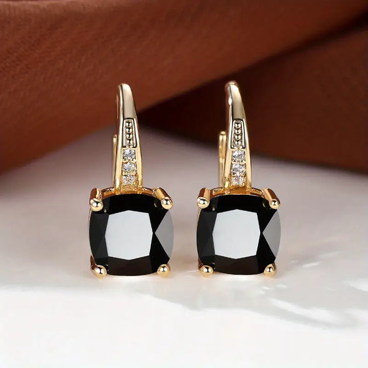 Orecchini a cerchio Mystic Stone | Oro