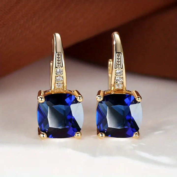 Orecchini a cerchio Mystic Stone | Oro