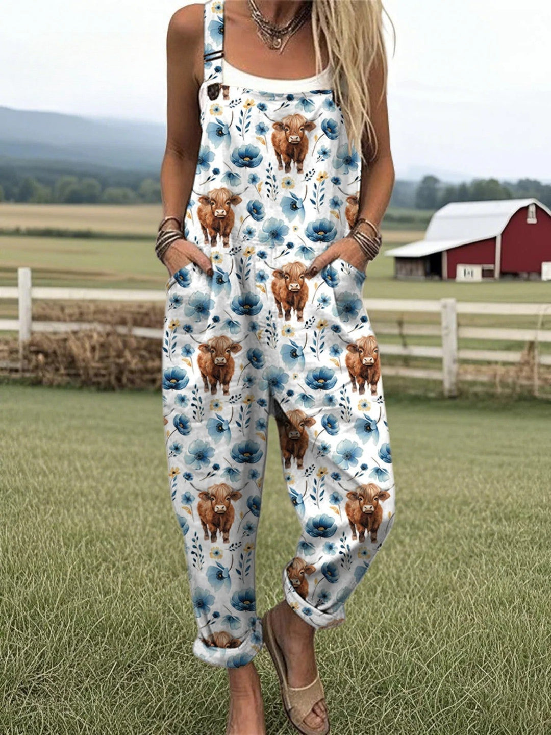 Maja | Salopette Highland Bloom