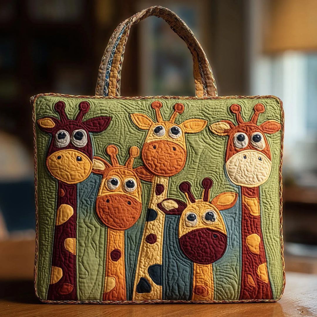 Borsa Artigianale - Giraffa Savana Matelassé