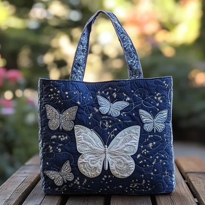Borsa Artigianale - Papillon Argentato