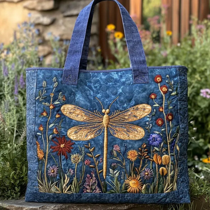 Borsa Artigianale - Libellula Dorata Matelassé