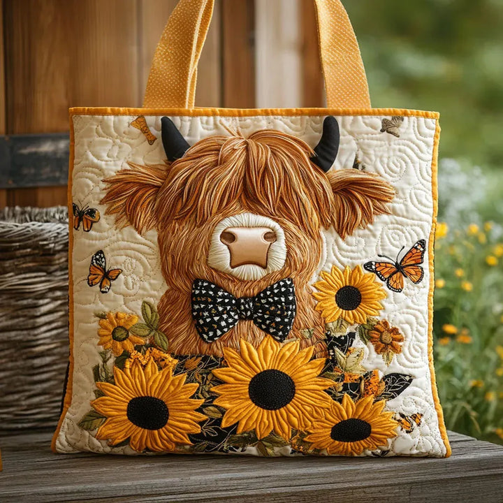 Borsa Artigianale - Vacca Highland e Girasoli