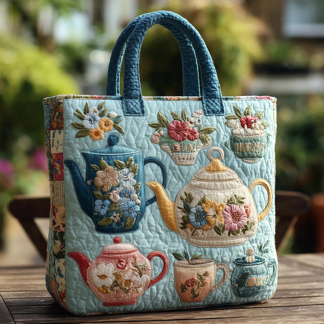 Borsa Artigianale - Motivo Florale Matelassé