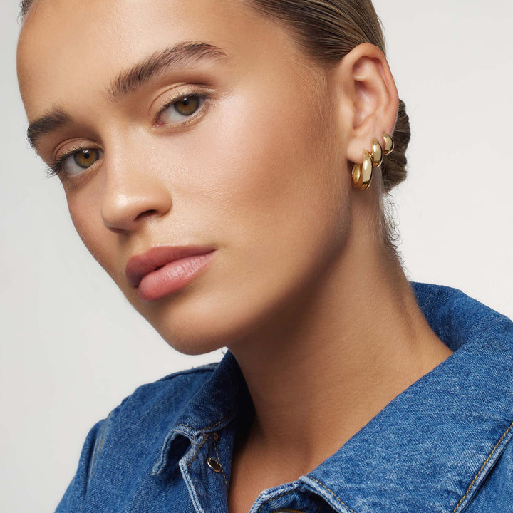 Orecchini a cerchio Rue Statement | Oro