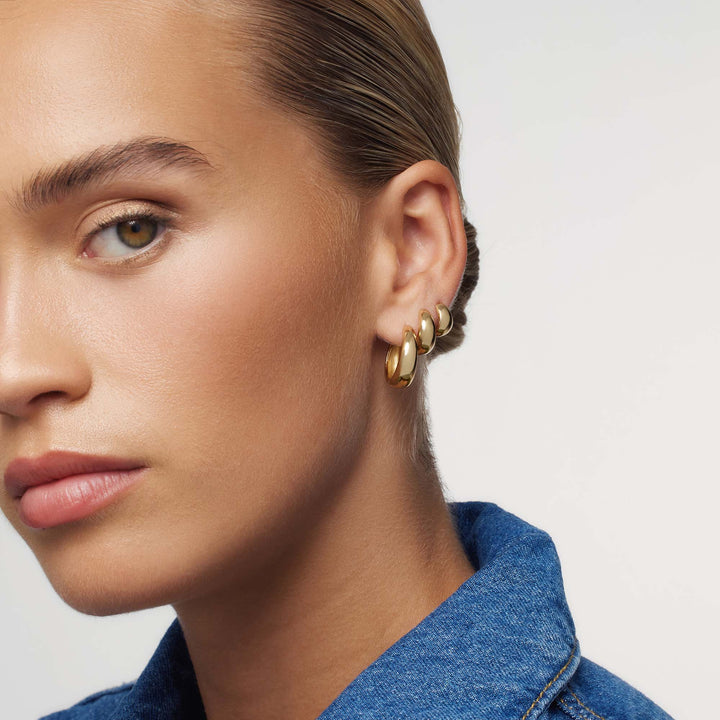 Orecchini a cerchio Rue Statement | Oro