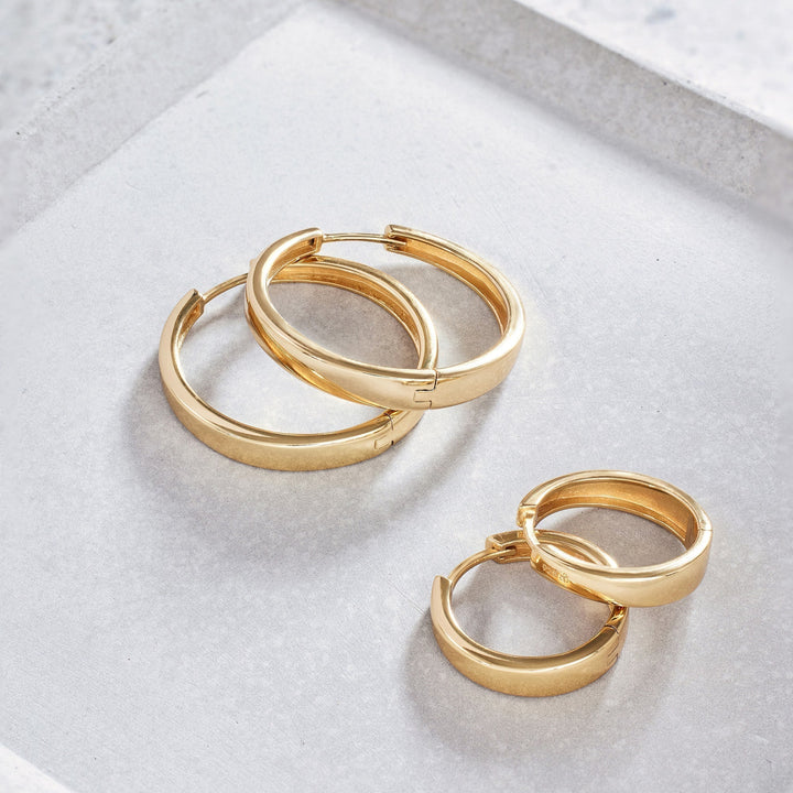 Orecchini a cerchio Gia | Oro