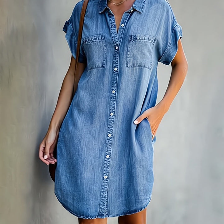 Helen™ | Abito Camicia con Bottoni