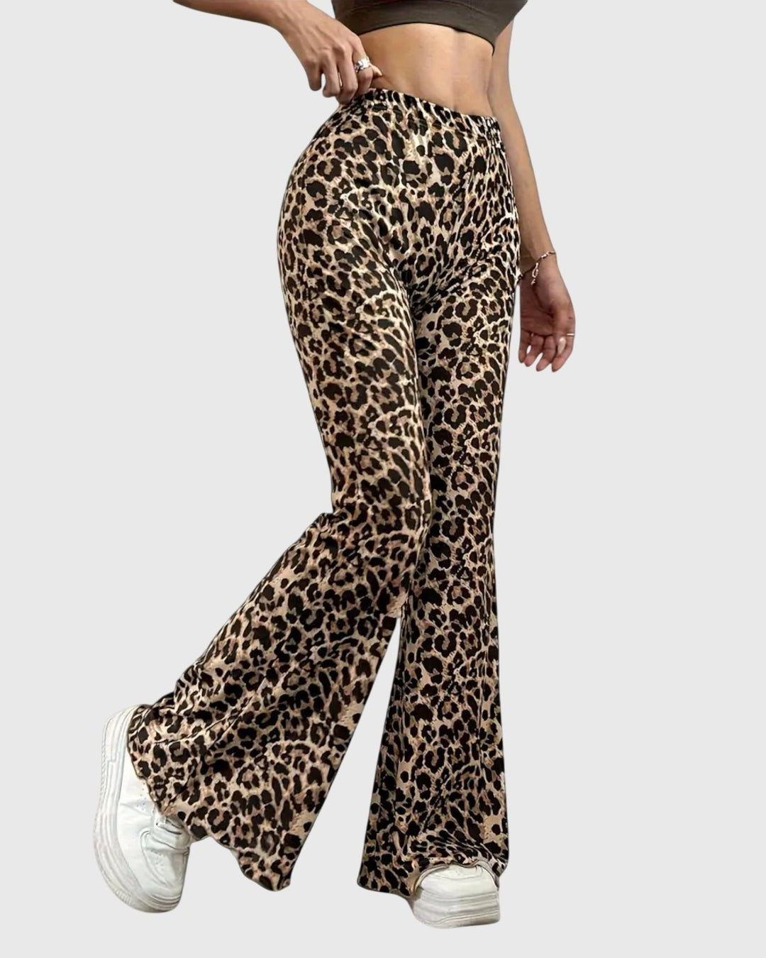 Gitte | Pantaloni Bootcut Leopardo