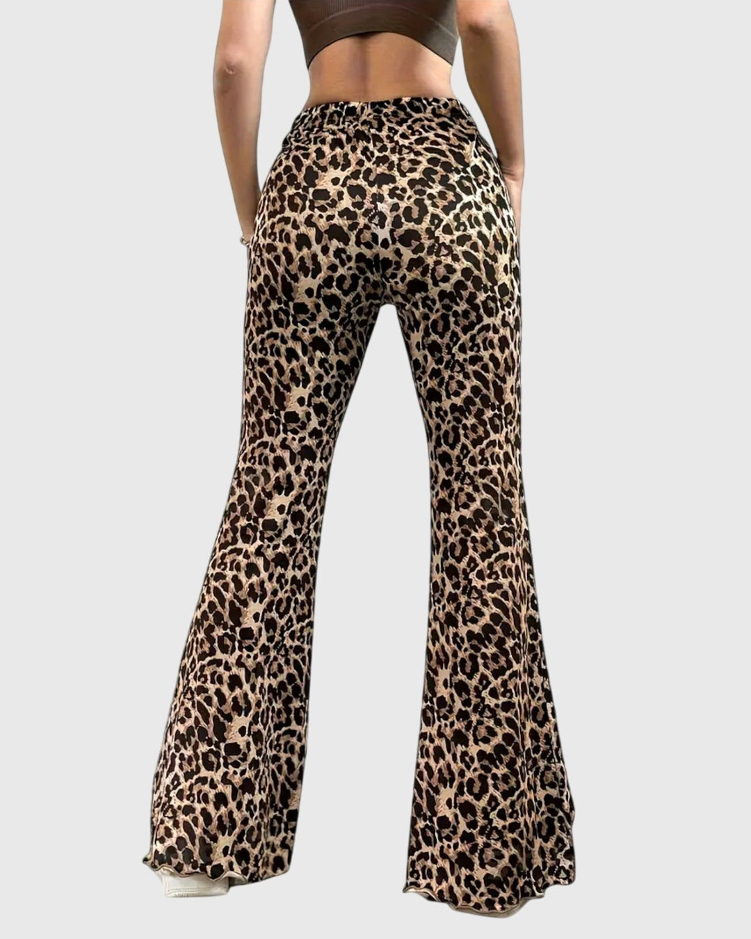 Gitte | Pantaloni Bootcut Leopardo