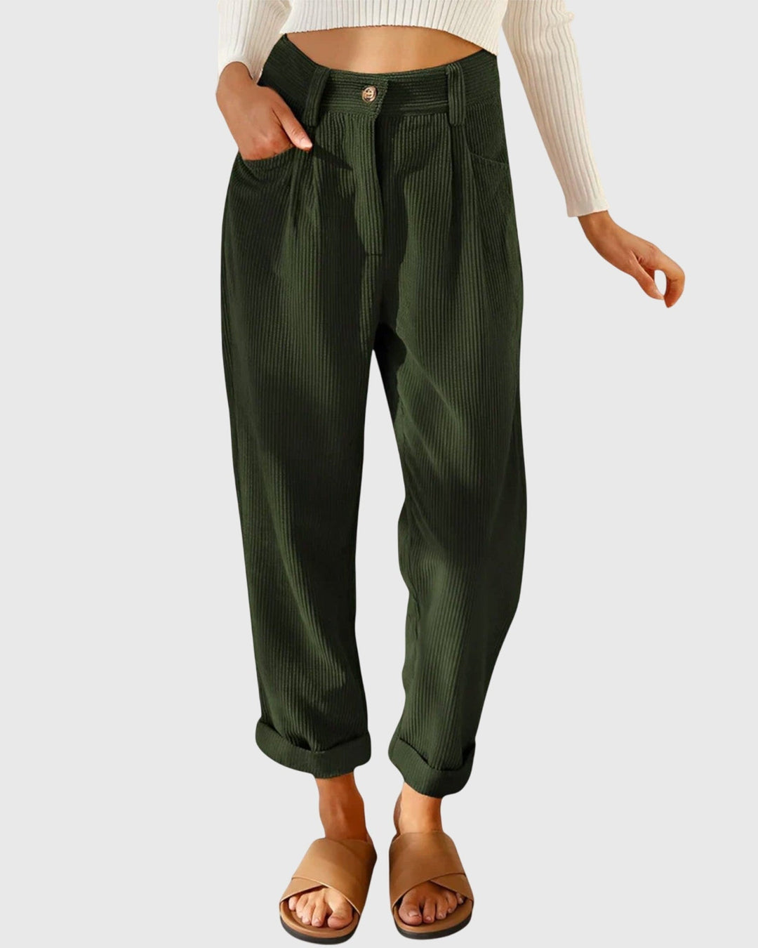 Jana | Pantaloni in Velluto