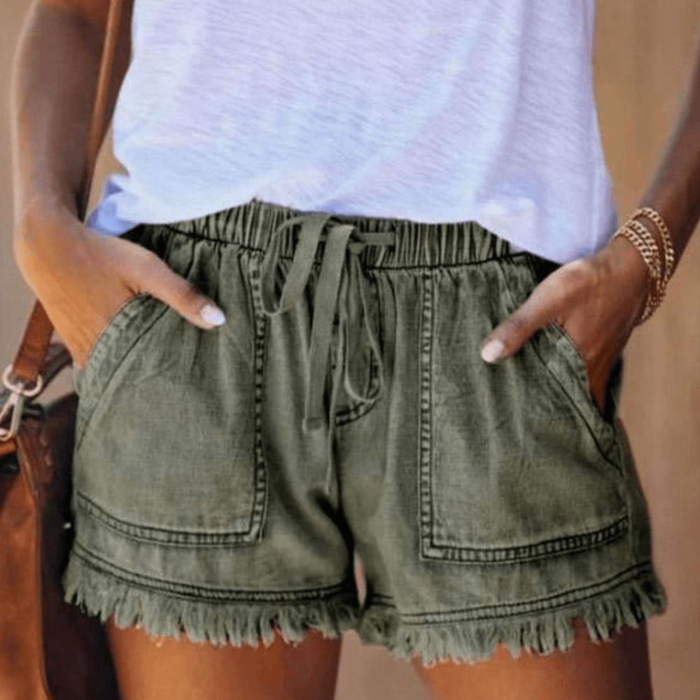 Karen | Pantaloni in Jeans a Vita Alta