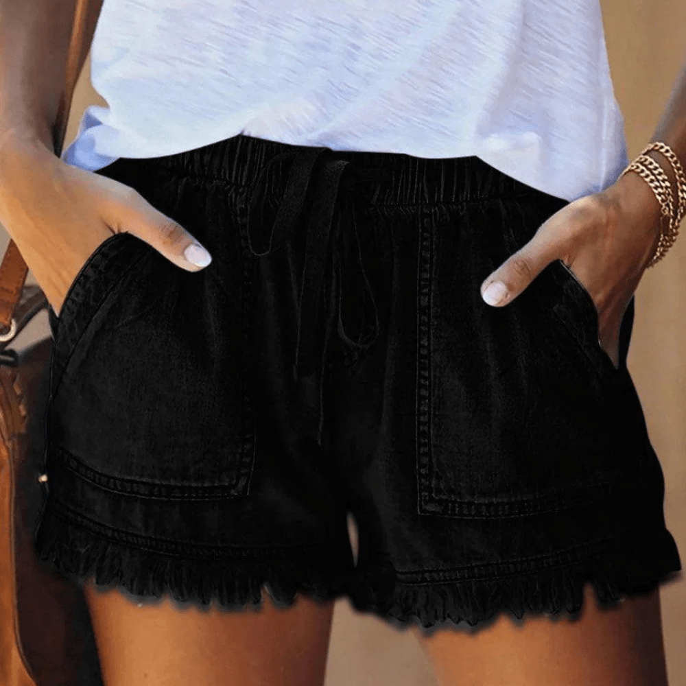 Karen | Pantaloni in Jeans a Vita Alta
