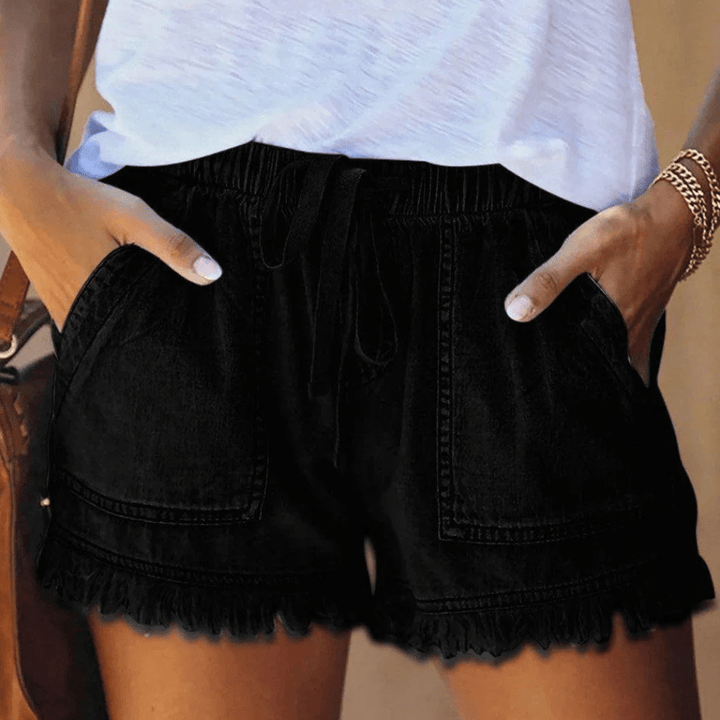 Karen | Pantaloni in Jeans a Vita Alta