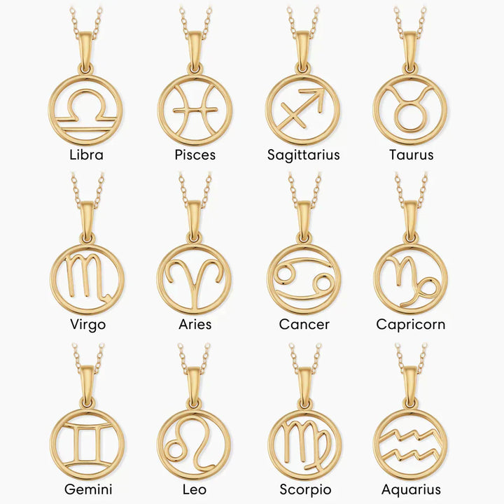 Collana con segno zodiacale | Oro