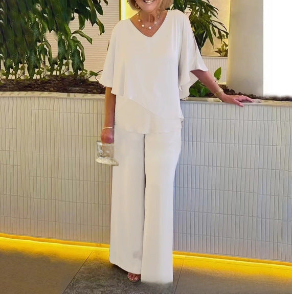 Martha - Completo comodo con gambe larghe