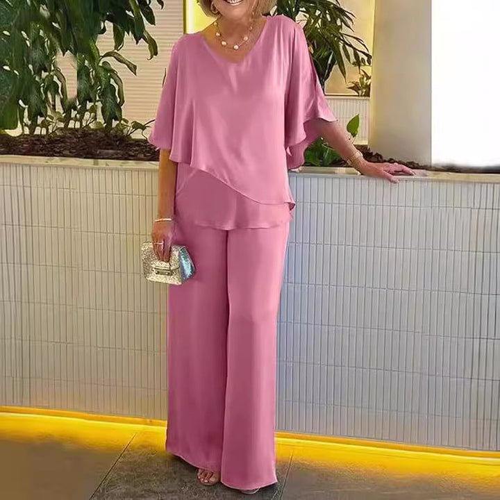 Martha - Completo comodo con gambe larghe
