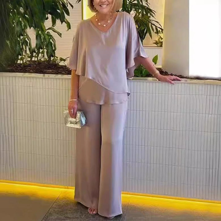 Martha - Completo comodo con gambe larghe