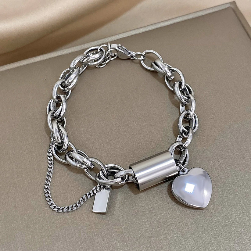 Bracciale Chunky Heartened | Oro