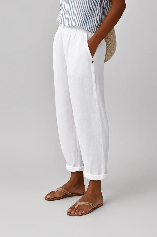 Cristina - Pantaloni in Lino e Cotone