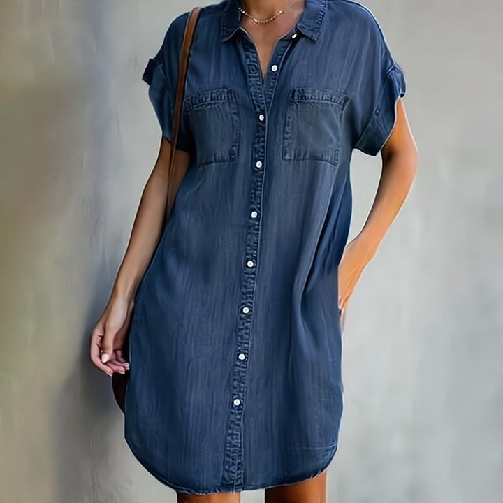 Helen™ | Abito Camicia con Bottoni
