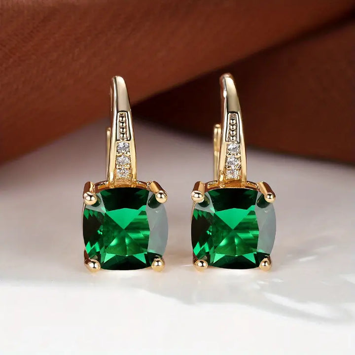 Orecchini a cerchio Mystic Stone | Oro