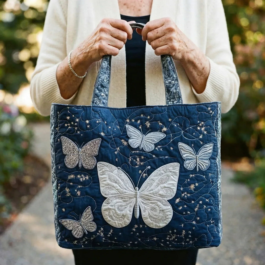 Borsa Artigianale - Papillon Argentato