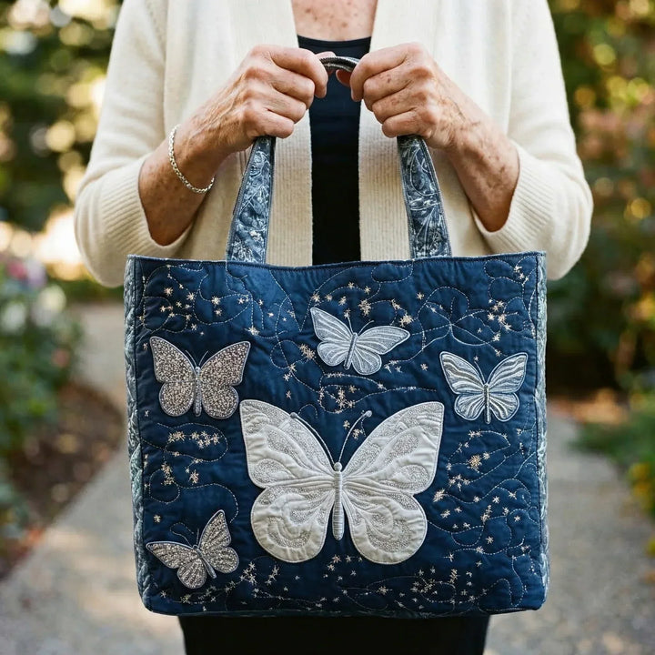 Borsa Artigianale - Papillon Argentato