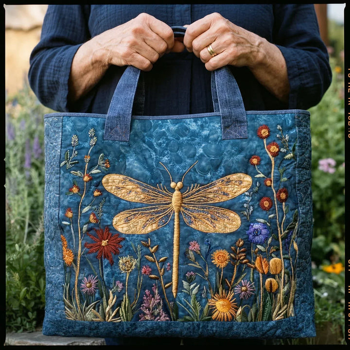 Borsa Artigianale - Libellula Dorata Matelassé