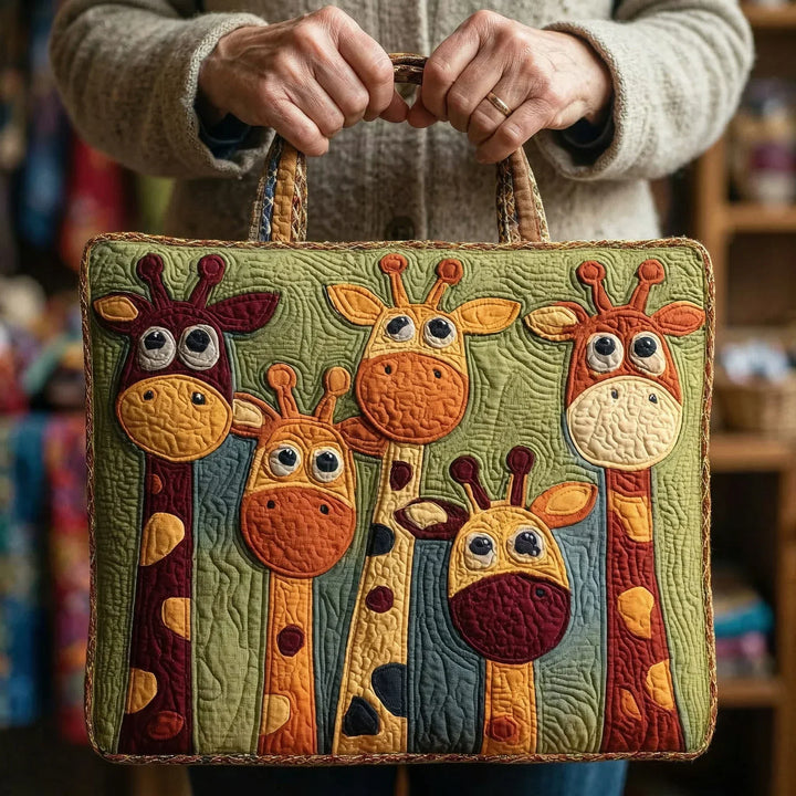 Borsa Artigianale - Giraffa Savana Matelassé