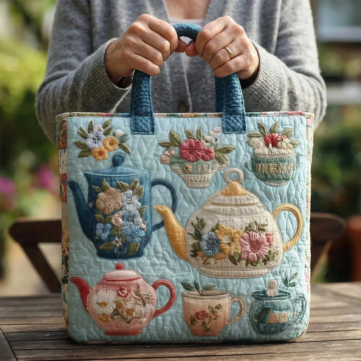 Borsa Artigianale - Motivo Florale Matelassé