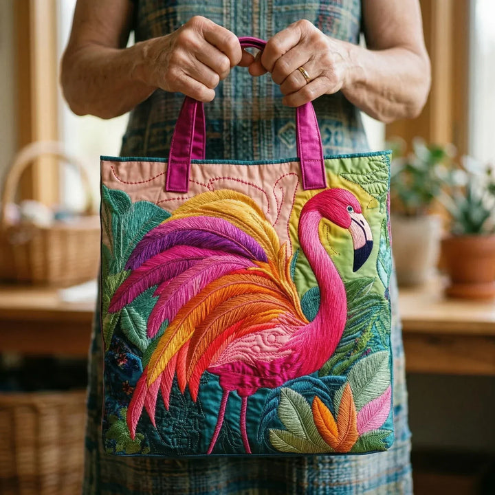 Mala Artigianale - Flamingo Arcobaleno Matelassé