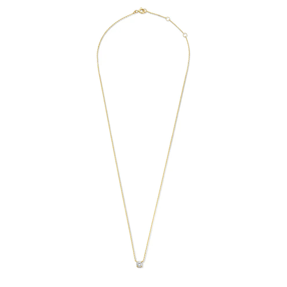 Collana Cléa con moissanite | Oro