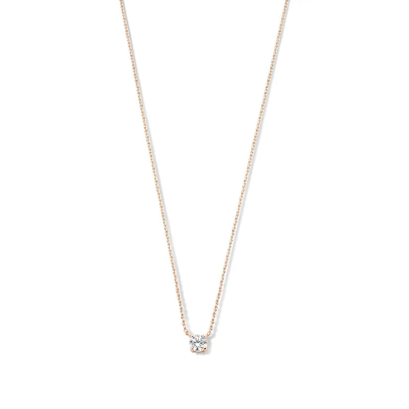 Collana Cléa con moissanite | Oro