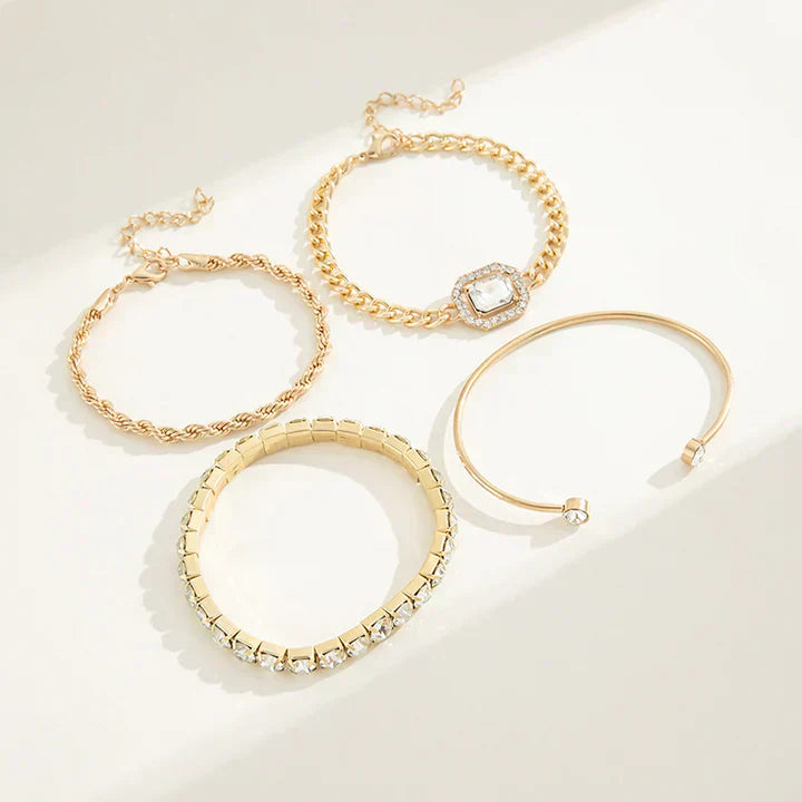 Set di bracciali Domitia Calvina | Oro